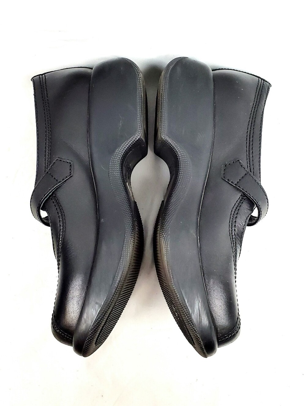 Dansko Chunky Black Leather Platform Mary Jane Shoe - Picture 3 of 11